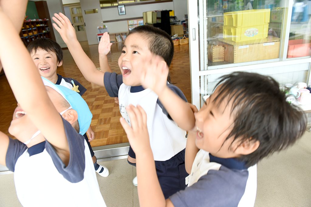 いつも笑顔で
幼稚園生活を過ごすために