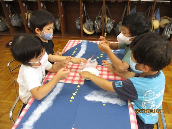 天の川 年中さん 晃華学園暁星幼稚園